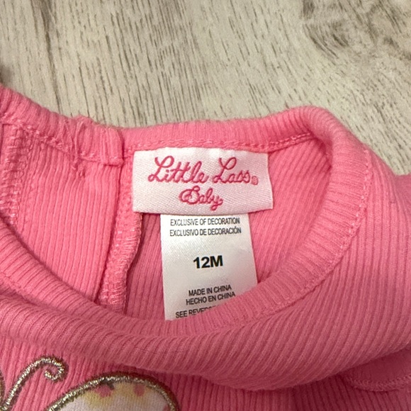 Little Lass Pink Ruffle Shorts Set - Picture 2 of 2